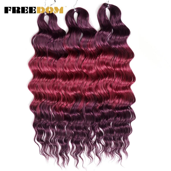 FREEDOM Synthetic Curly Braiding Hair Extensions