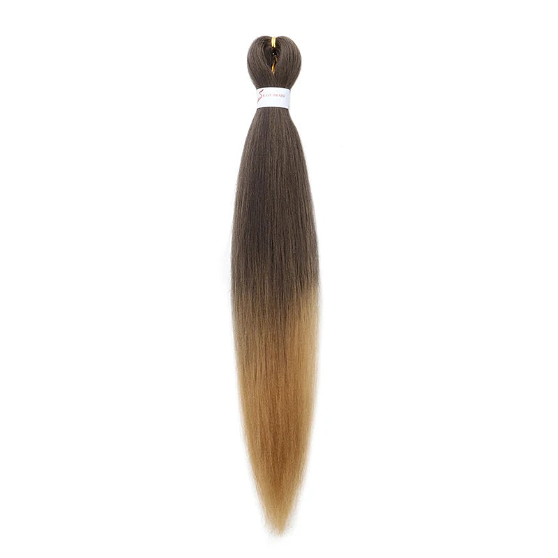 Wigsin 20Inch Synthetic Pre Stretched Yaki Straight Hair Bundles