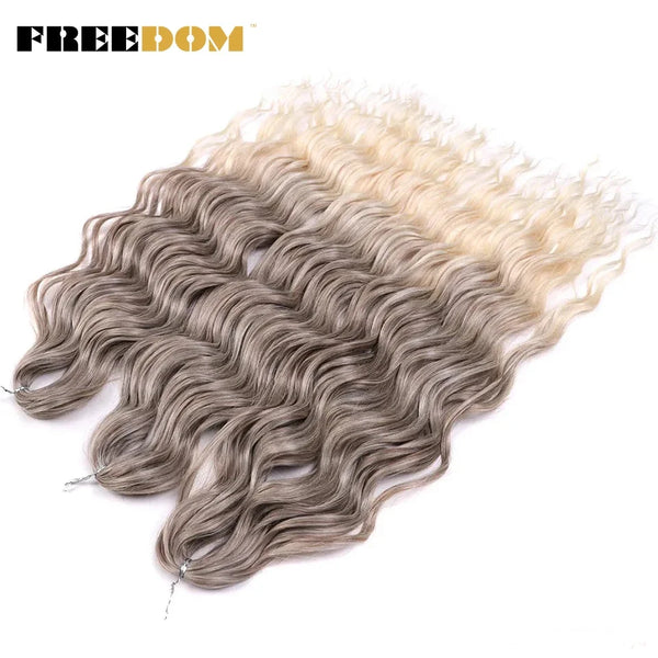 FREEDOM Synthetic Curly Braiding Hair Extensions