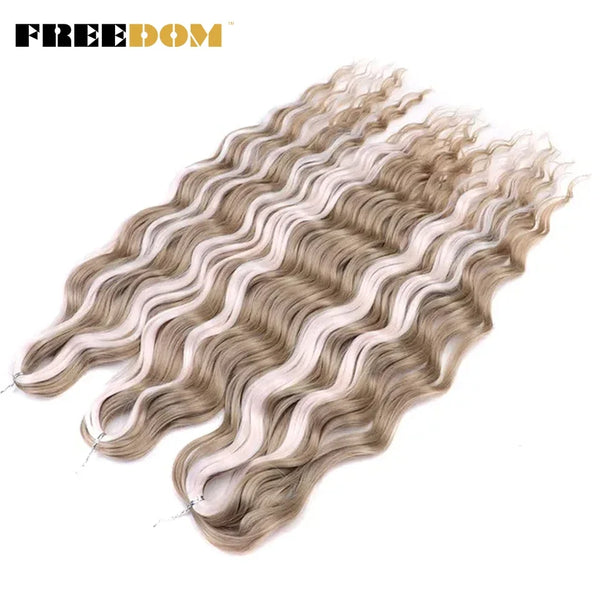 FREEDOM Synthetic Curly Braiding Hair Extensions