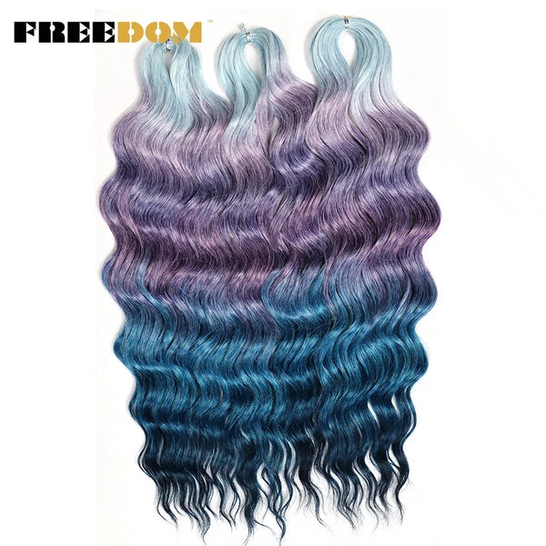 FREEDOM Synthetic Curly Braiding Hair Extensions
