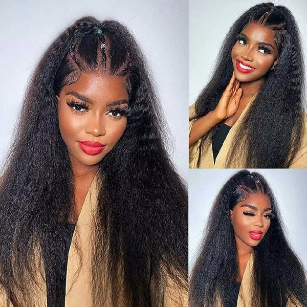 Afybea Brazilian 360 Lace Frontal Yaki Straight Remy Human Hair