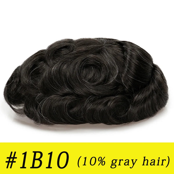 Evasmooth Indian Remy Human Hair Replacement System