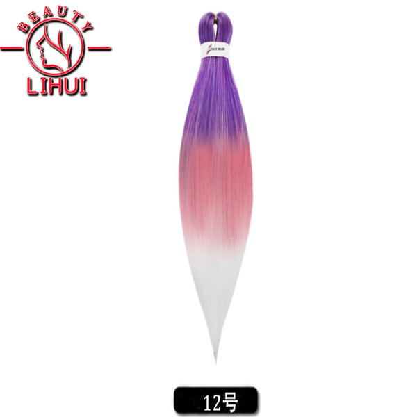 Lihui Synthetic Pre Stretched Yaki Straight Bundles