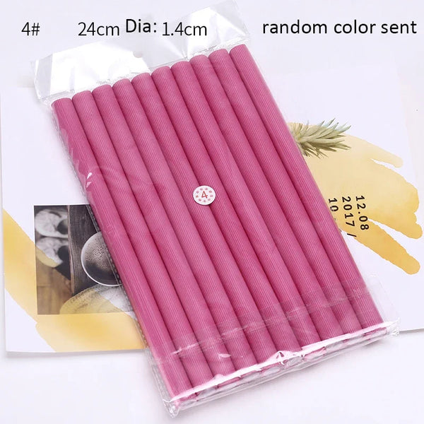 10 Pcs/Set Hair Roller Curling Sticks