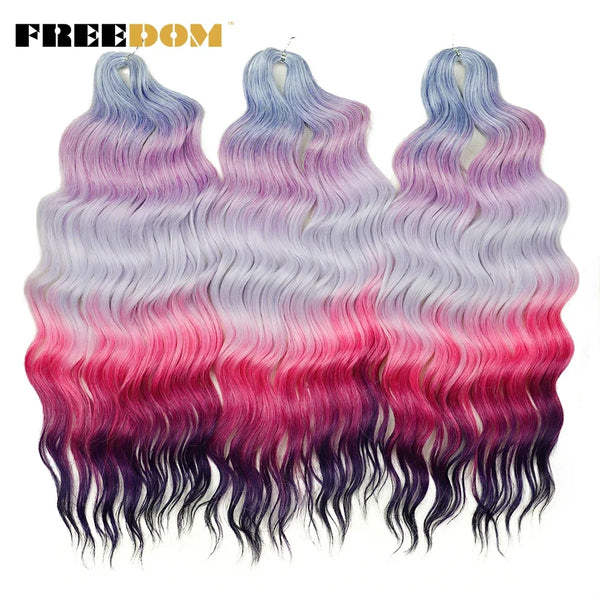 FREEDOM Synthetic Curly Braiding Hair Extensions