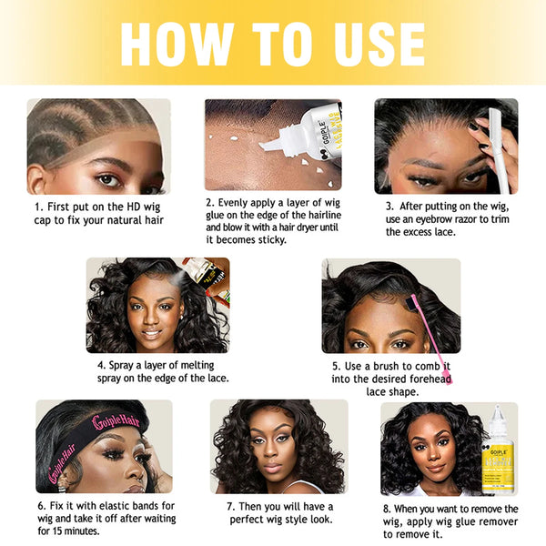 GOIPLE Natural Hairline Wig Install Supplies