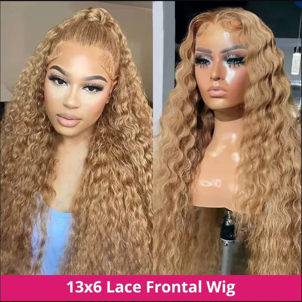 SoGreat Brazilian Deep Wave HD Lace Frontal Remy Human Hair Wig