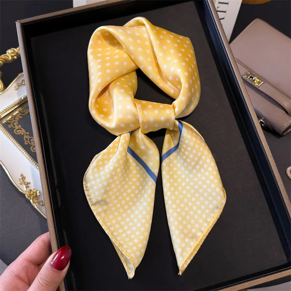 Bohemian Style Print Luxury Silk Scarf