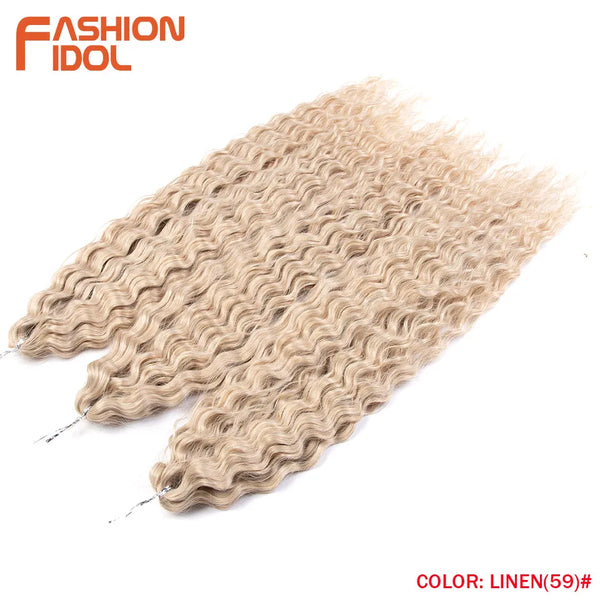 Fashion Idol Synthetic Water Wave Braiding Hair