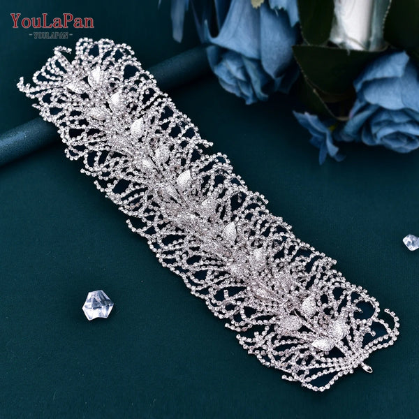 YouLaPan HP286 Luxury Flower Bridal Headband