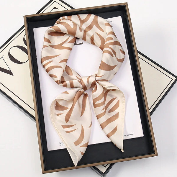 Bohemian Style Print Luxury Silk Scarf