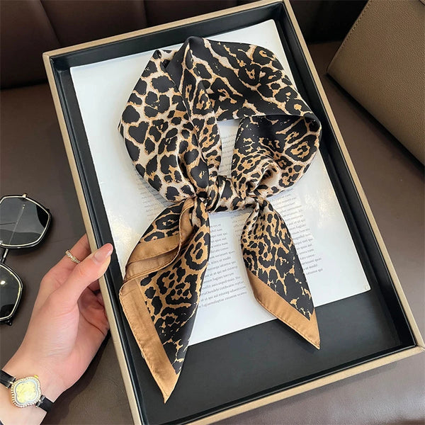 Bohemian Style Print Luxury Silk Scarf