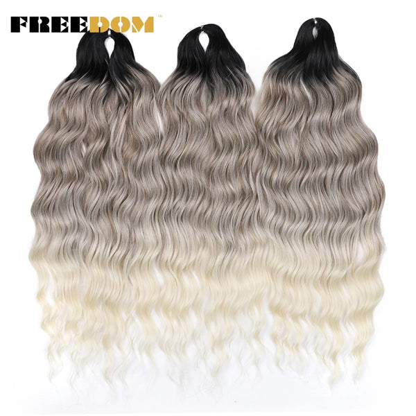 FREEDOM Synthetic Curly Braiding Hair Extensions