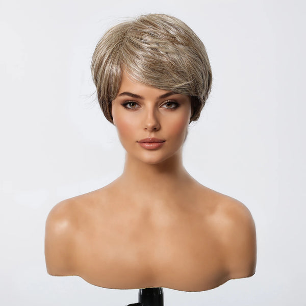 Highcube Synthetic Pixie Cut High Temperature Hair Wig