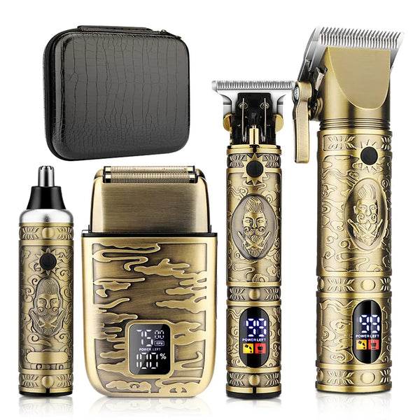RESUXI 740 All Metal Hair Clippers/Ears & Nose Hair Trimmer/Electric Shaver