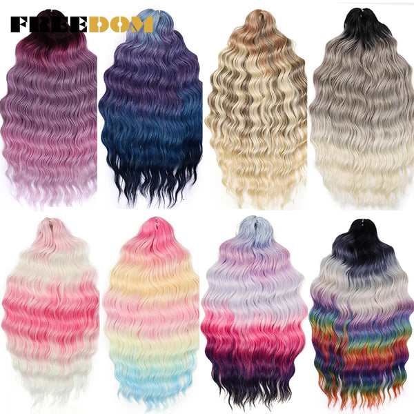 FREEDOM Synthetic Curly Braiding Hair Extensions