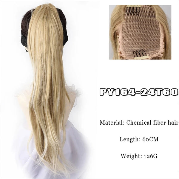 AOOSOO Synthetic Claw Clip-In Ponytail