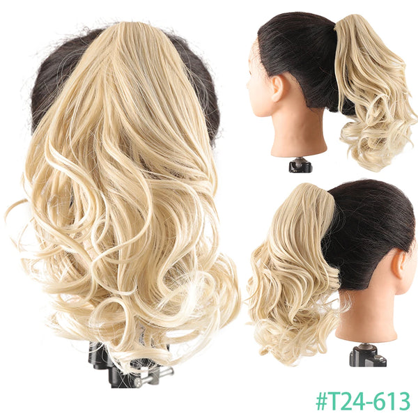 AOOSOO Synthetic Claw Clip-In Ponytail