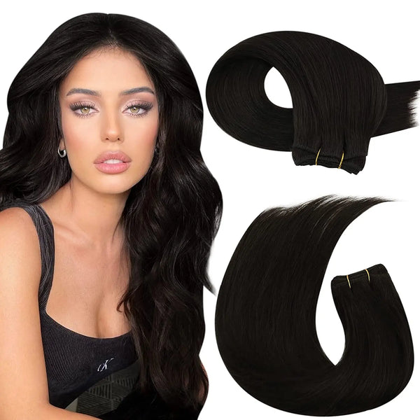 Moresoo Double Wefted Remy Human Hair Bundles