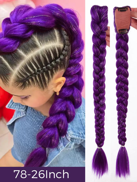 OLACARE 32 Inch Braided Ponytail