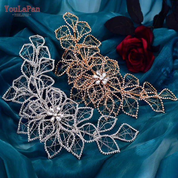 YouLaPan Rhinestone Hair Jewelry