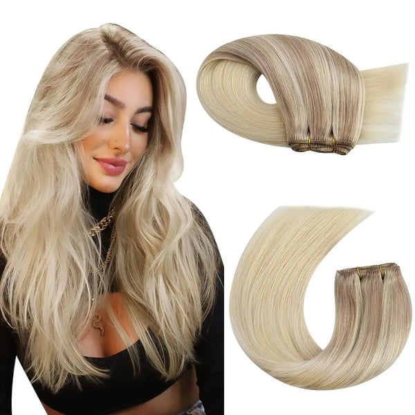 Moresoo Double Wefted Remy Human Hair Bundles