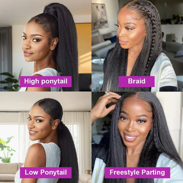 Wowear Brazilian 360 Transparent Full Lace Glueless Remy Human Hair Wig