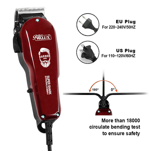 WALUX Professional AC220-240V Hair Clipper/Trimmer
