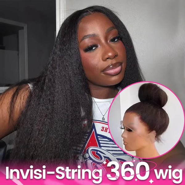 Afybea Brazilian 360 Lace Frontal Yaki Straight Remy Human Hair
