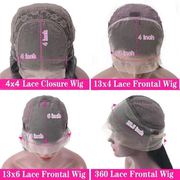 Poleerose Vietnamese HD Lace Frontal Raw Virgin Human Hair Wig