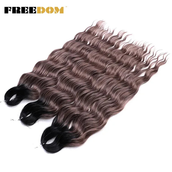 FREEDOM Synthetic Curly Braiding Hair Extensions