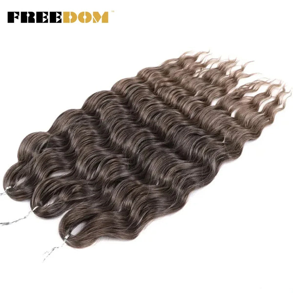FREEDOM Synthetic Curly Braiding Hair Extensions