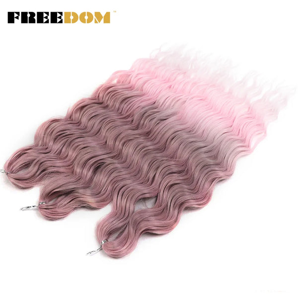 FREEDOM Synthetic Curly Braiding Hair Extensions