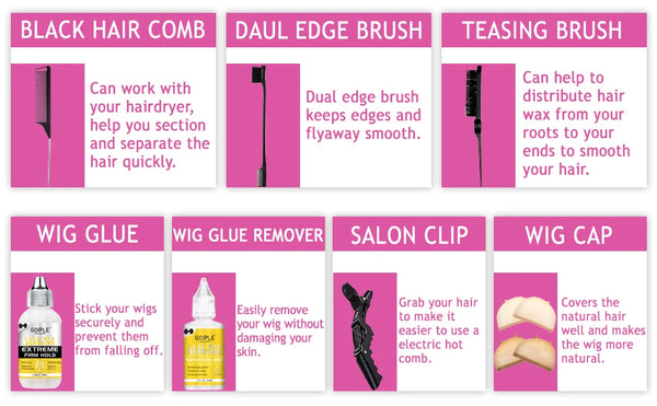 GOIPLE Styling Tools/Supplies for Lace Wig