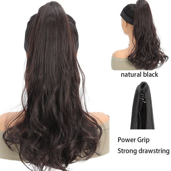 AOOSOO Synthetic Claw Clip-In Ponytail