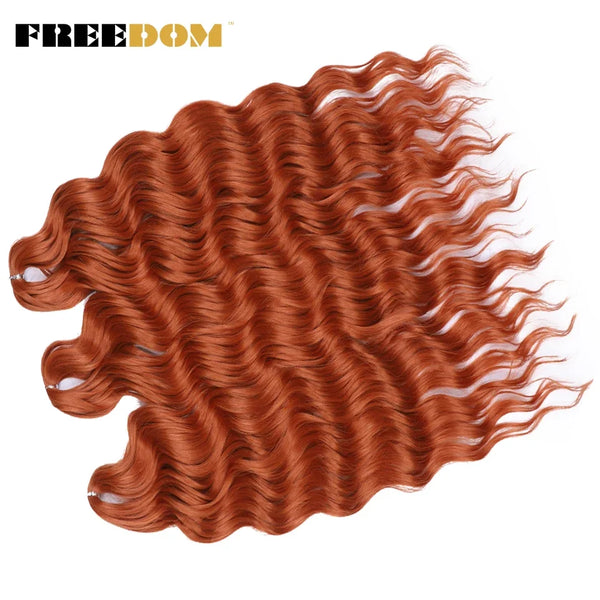 FREEDOM Synthetic Curly Braiding Hair Extensions