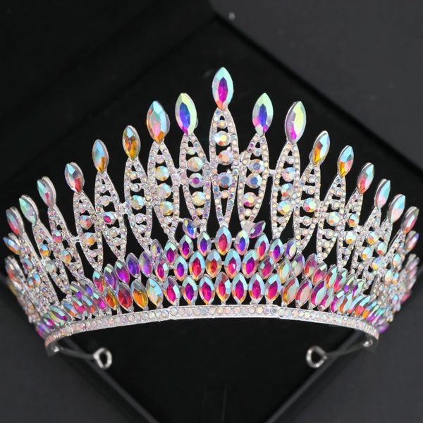 Forseven Baroque Crystal/Rhinestone Tiara