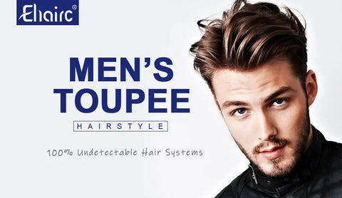 Ehairc Ultra-Thin 0.03mm Skin Men's Capillary 100% Human Hair System