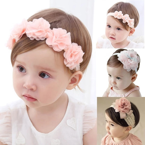 Denoswim Baby Headbands/Flower Girls Bow