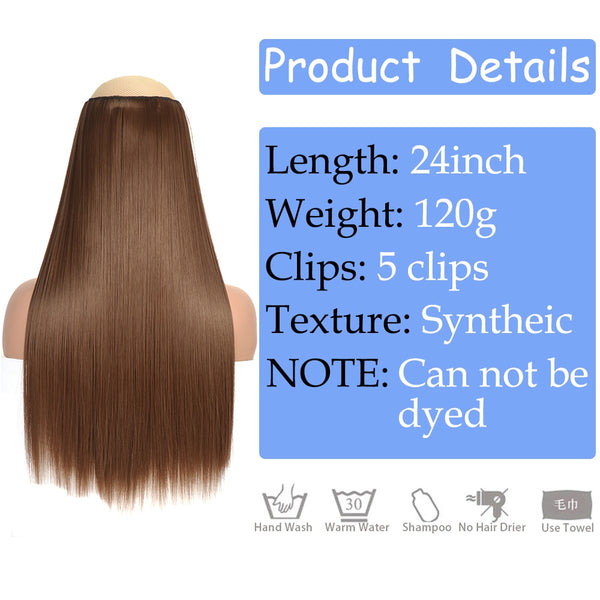 Hairstar 24" Synthetic Clip in Hair Extensions