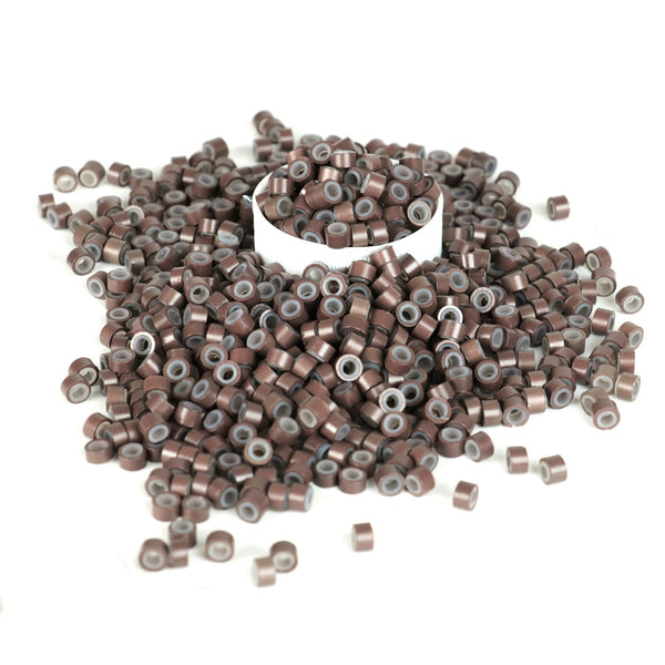 500 Pcs/5mm Silicone Beads for I Tip Hair Extensions
