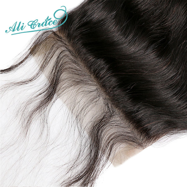 Ali Grace Brazilian Body Wave 5x5 Lace Closure Remy Human Hair with Baby Hair