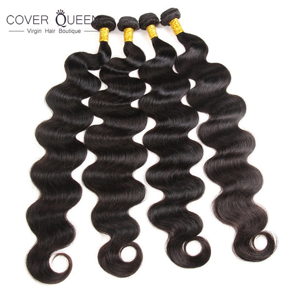 Cover Queen Brazilian Body Wave Remy Human Hair Bundles