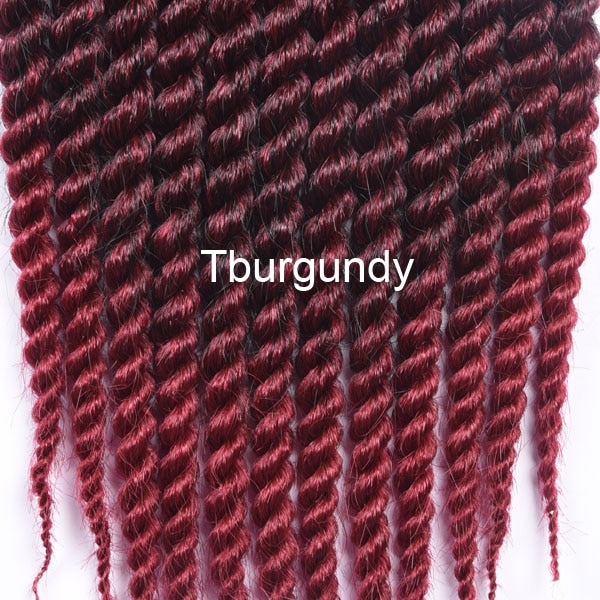 TOMO 12" 18" Senegalese Twist Crochet Braids Synthetic Hair