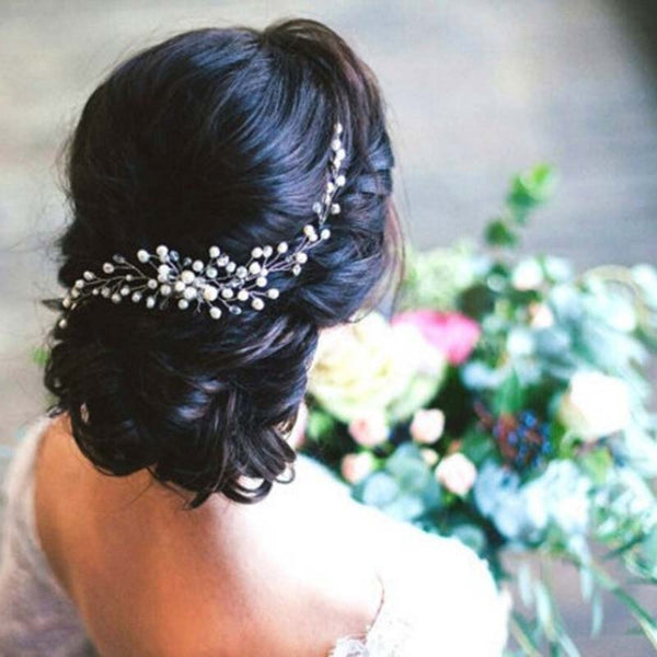 Bridal Crystal Pearl Hair Comb