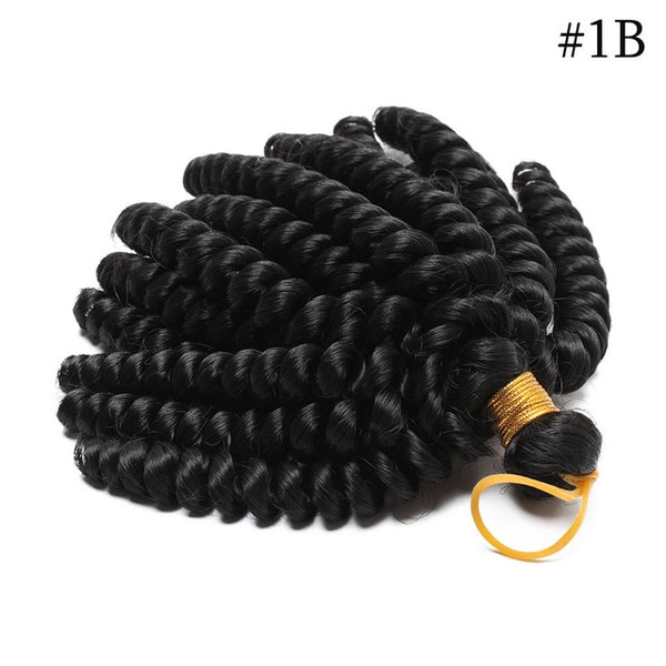 Snoilite Jamaican Jumpy Wand Curl Crochet Synthetic Hair Braids