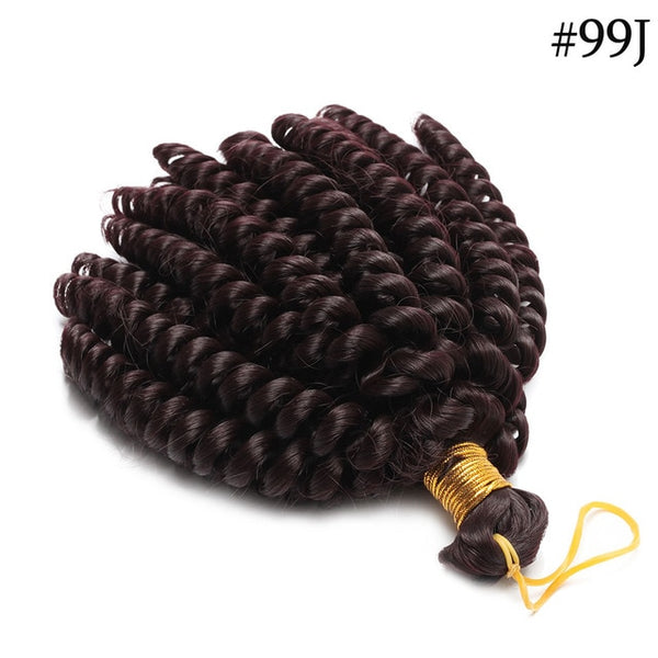 Snoilite Jamaican Jumpy Wand Curl Crochet Synthetic Hair Braids