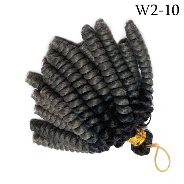 Snoilite Jamaican Jumpy Wand Curl Crochet Synthetic Hair Braids