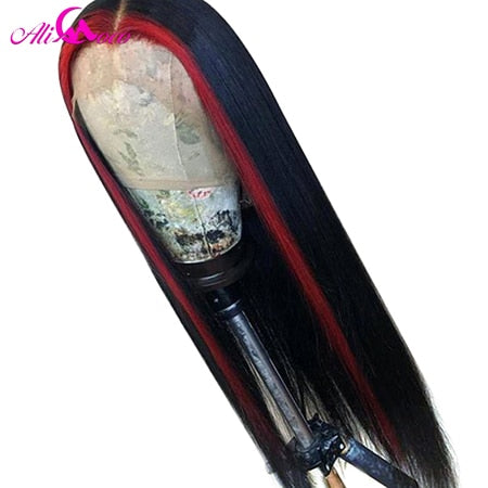 ALI Coco 150% Brazilian Straight Remy Human Lace Front Wig